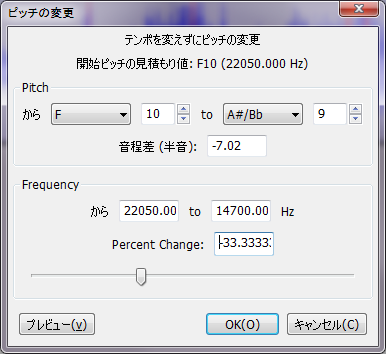 Aviutlでピッチ 音の高さ を変えずに再生速度を変える方法 雑記帳